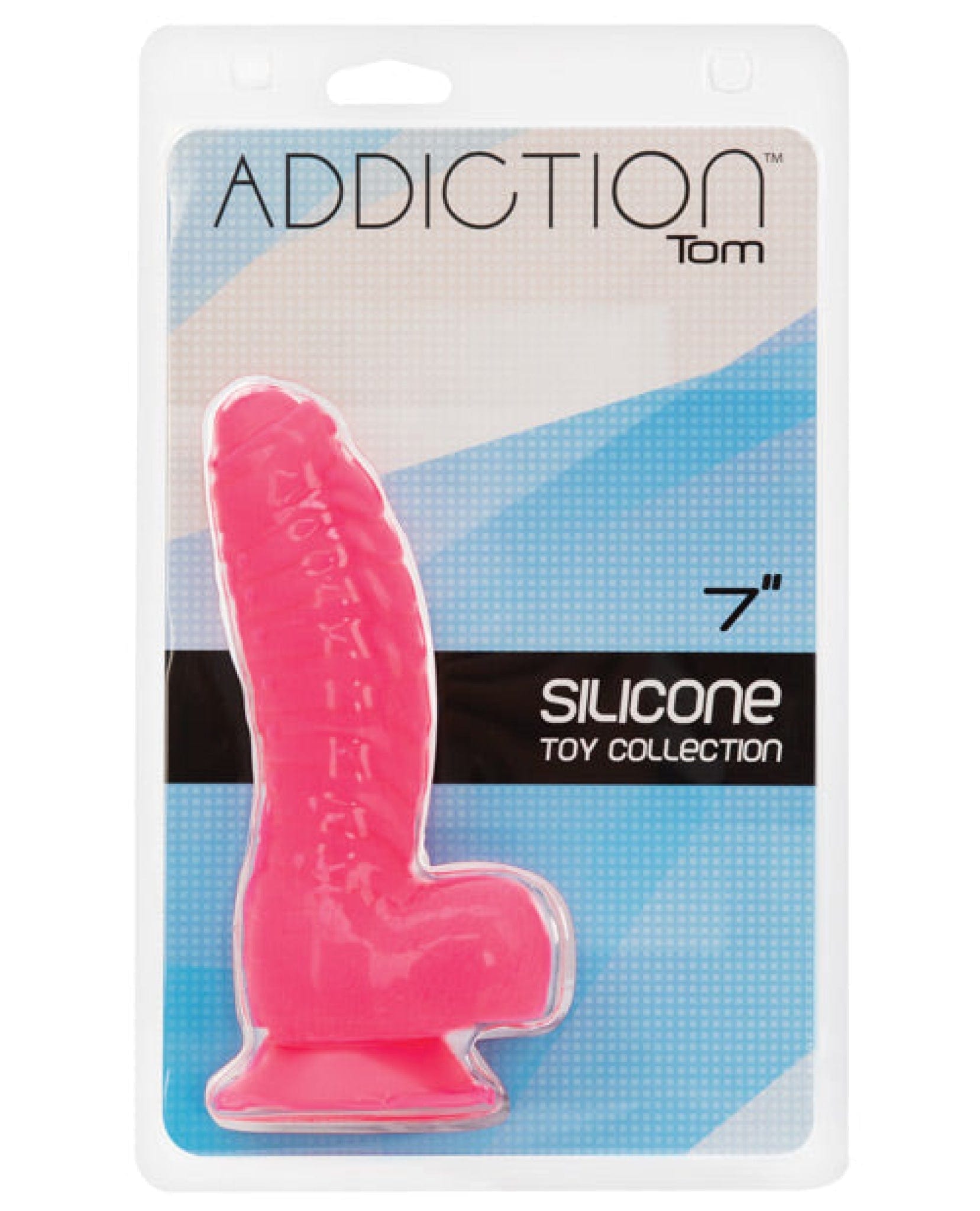 Doll Authority Dongs & Dildos Addiction Tom 7" Dildo - Hot Pink