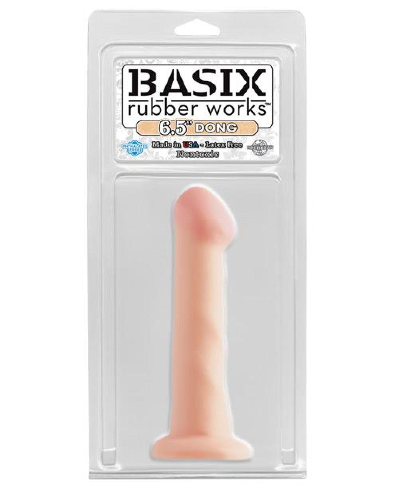 Doll Authority Dongs & Dildos Flesh "Basix Rubber Works 6.5"" Dong"