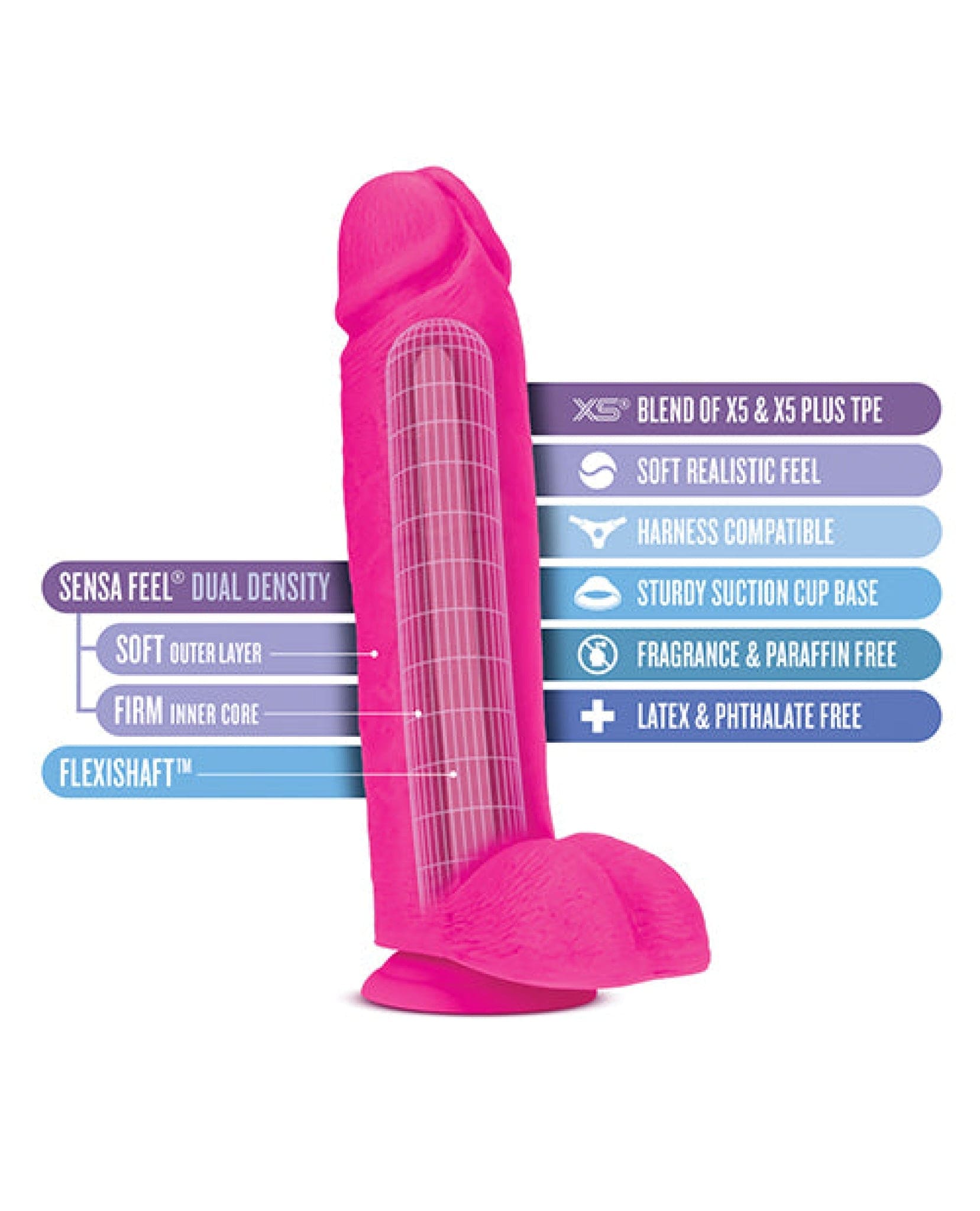 Doll Authority Dongs & Dildos Blush Au Naturel Bold Huge 10.5" Dildo