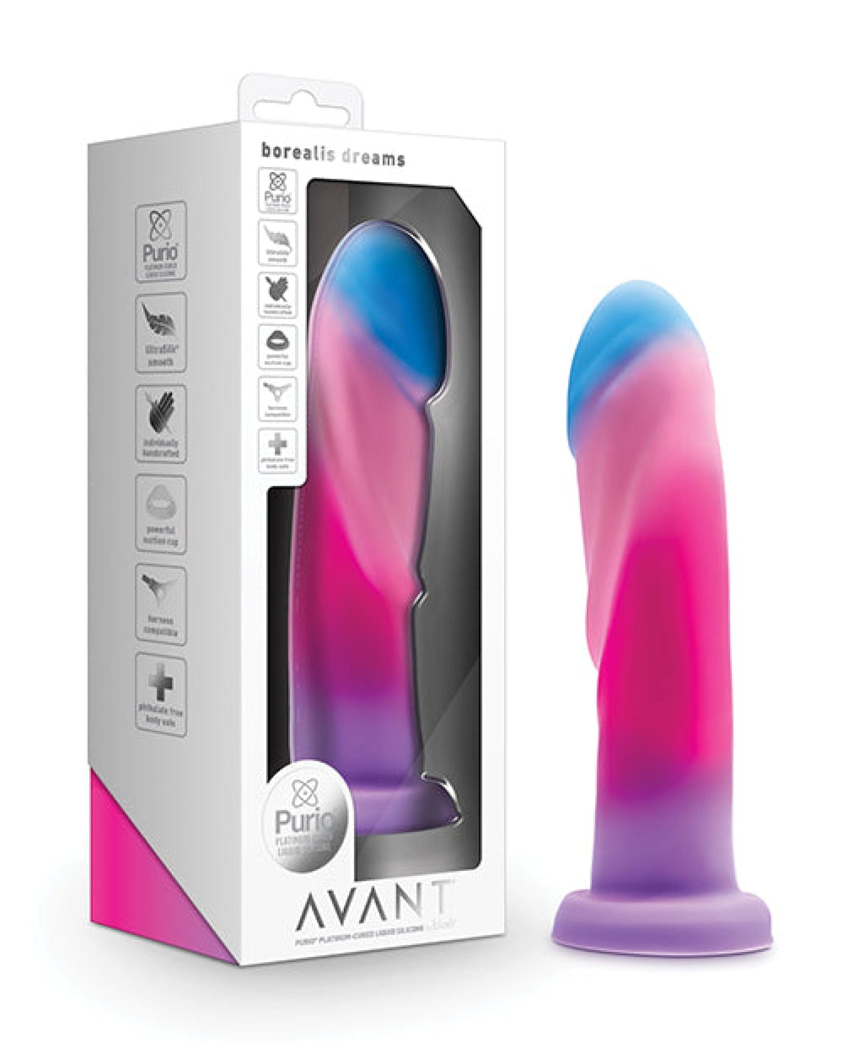 Doll Authority Dongs & Dildos Blush Avant Borealis Dreams Silicone Dildo - Cotton Candy