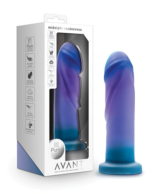 Doll Authority Dongs & Dildos Blush Avant Midnight Rendezvous Silicone Dildo - Ocean Blue
