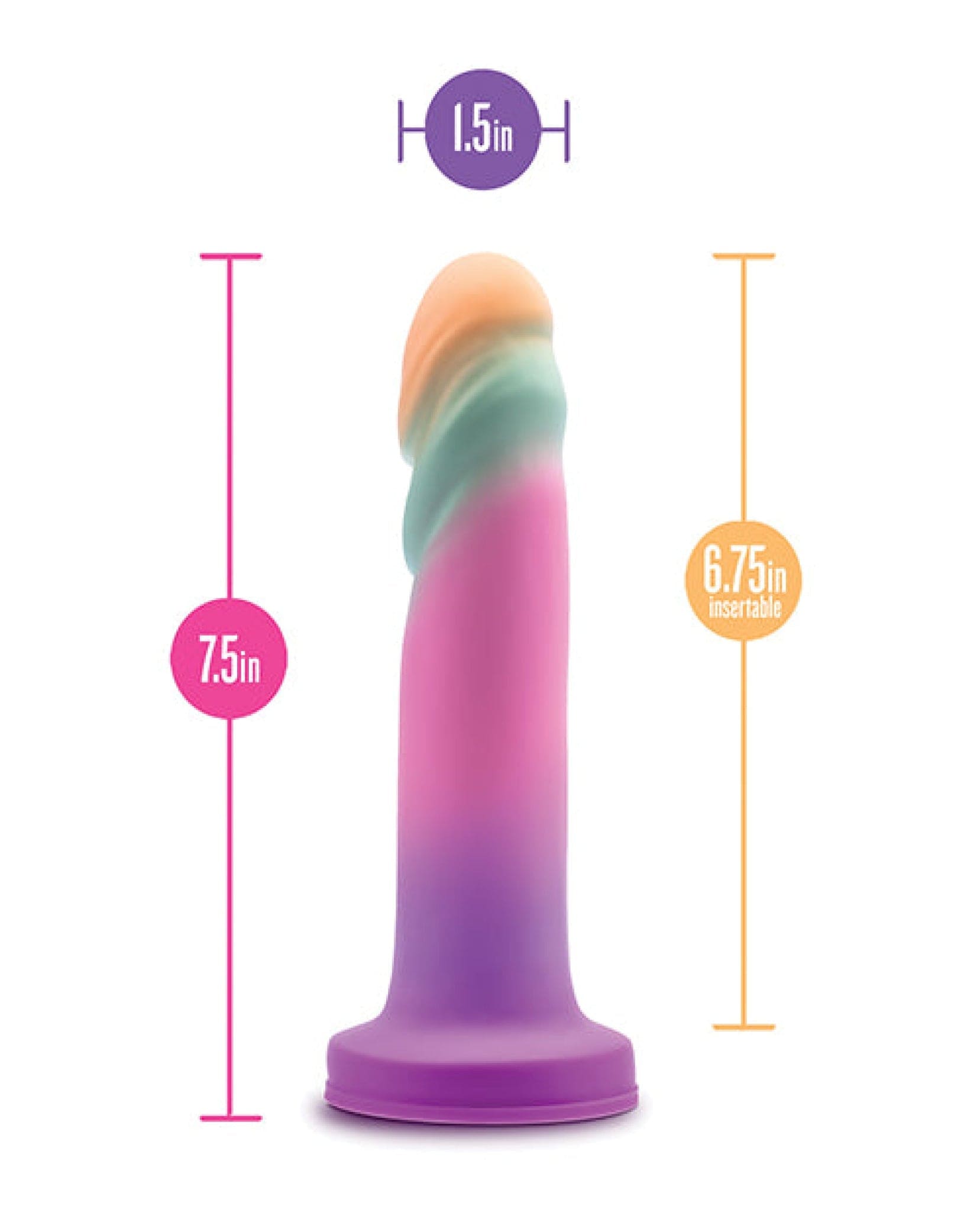 Doll Authority Dongs & Dildos Blush Avant Sunrise Gaze Silicone Dildo - Sherbet