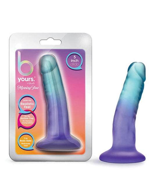 Doll Authority Dongs & Dildos Blush B Yours 5" Morning Dew Dildo - Sapphire
