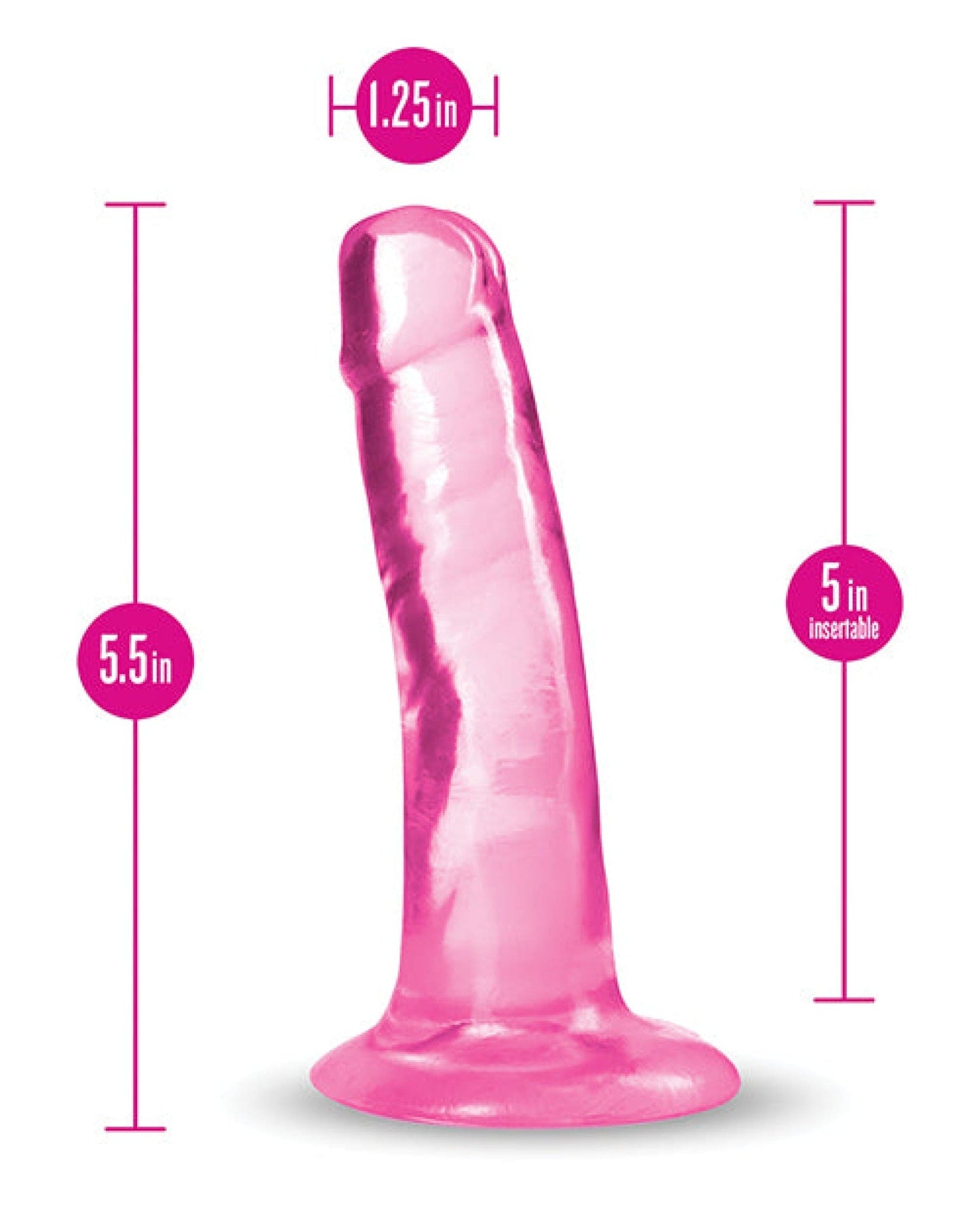 Doll Authority Dongs & Dildos Blush B Yours Plus 5.5" Hard N' Happy Dildo