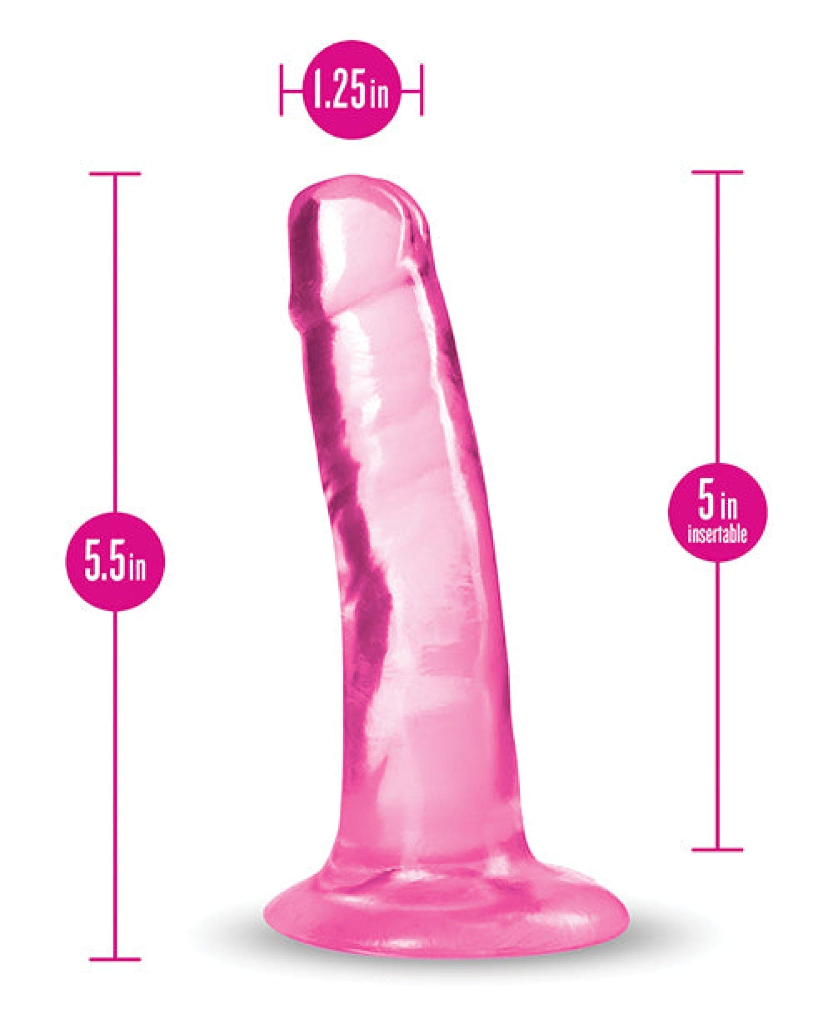 Doll Authority Dongs & Dildos Blush B Yours Plus 5.5" Hard N' Happy Dildo