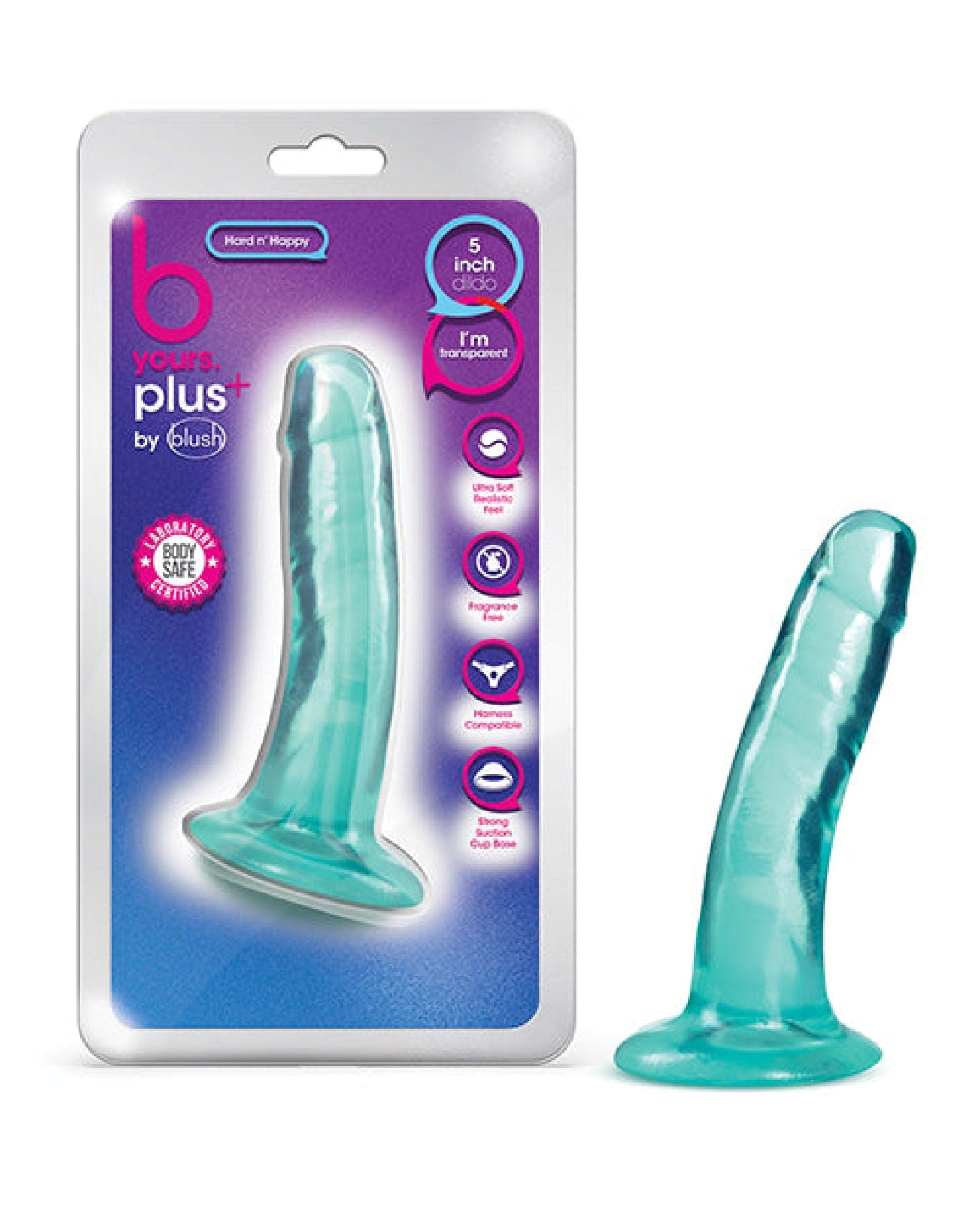 Doll Authority Dongs & Dildos Teal Blush B Yours Plus 5.5" Hard N' Happy Dildo