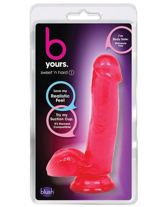 Doll Authority Dongs & Dildos Pink Blush B Yours Sweet 'n Hard 1 W/ Suction Cup