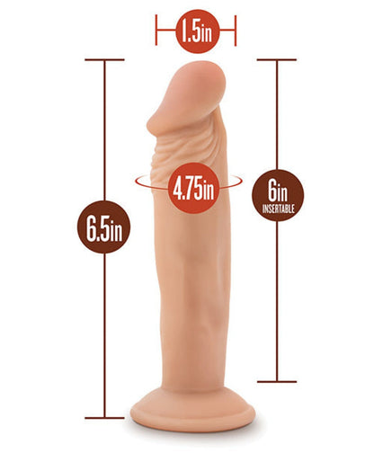 Doll Authority Dongs & Dildos Blush Dr. Skin Dr. Small 6" Dildo - Vanilla