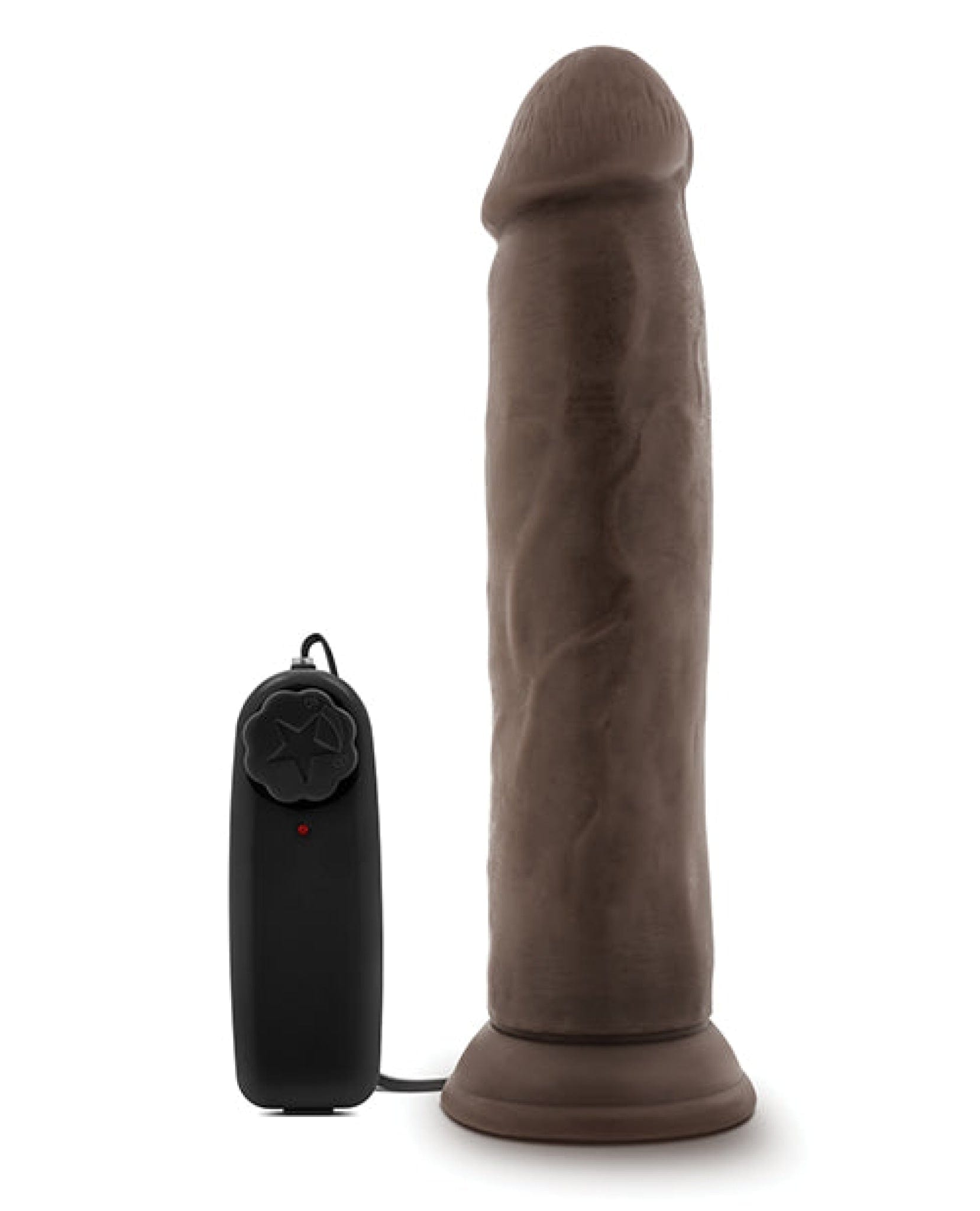 Doll Authority Dongs & Dildos Blush Dr. Skin Dr. Throb 9.5" Cock W-suction Cup - Chocolate