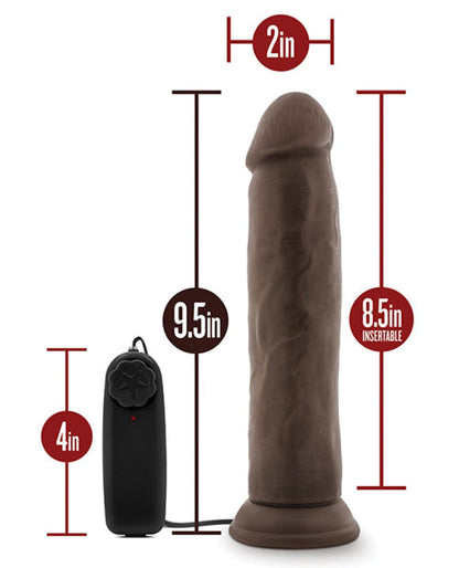 Doll Authority Dongs & Dildos Blush Dr. Skin Dr. Throb 9.5" Cock W-suction Cup - Chocolate