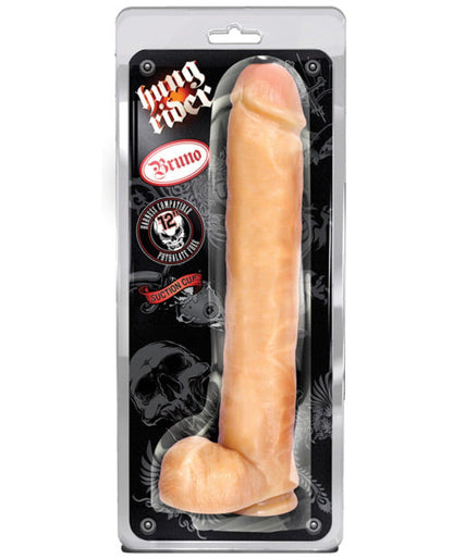 Doll Authority Dongs & Dildos Blush Hung Rider Bruno 12" Dildo W-suction Cup - Flesh