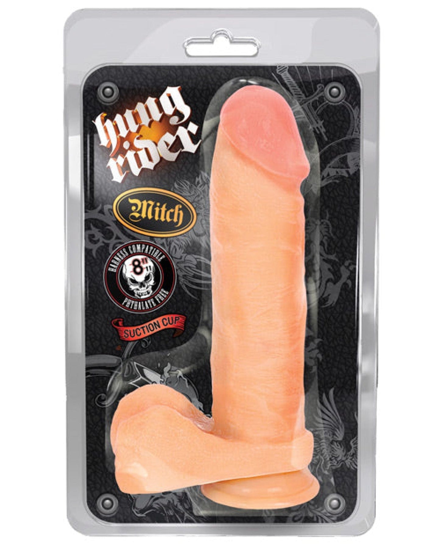 Doll Authority Dongs & Dildos Blush Hung Rider Mitch 8" Dildo W-suction Cup - Flesh