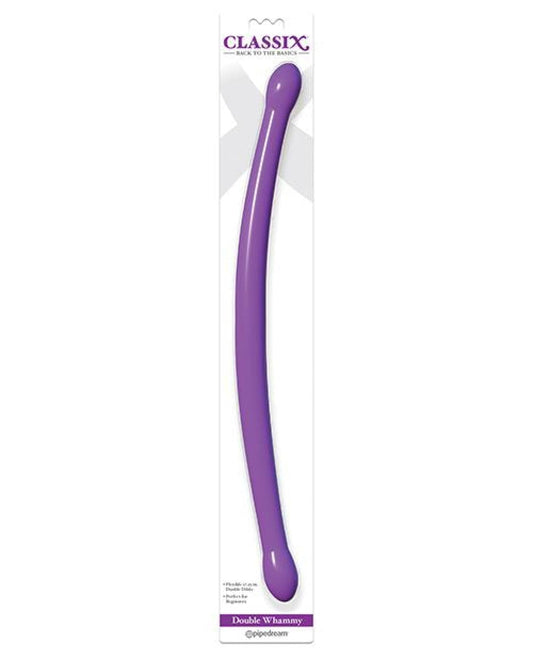 Doll Authority Dongs & Dildos Purple "Classix 18"" Bendable Double Whammy"