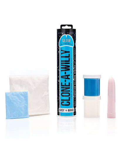 Doll Authority Dongs & Dildos Blue Clone-a-willy Kit Vibrating Glow In The Dark