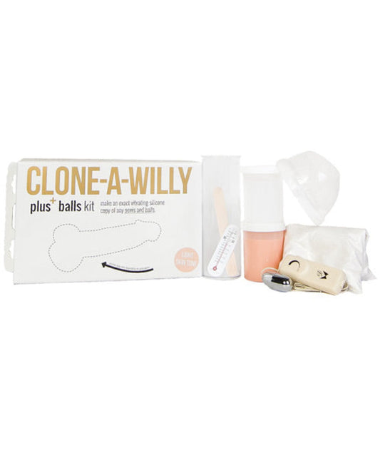 Doll Authority Dongs & Dildos Clone-a-willy Plus+ Balls Kit - Light Tone