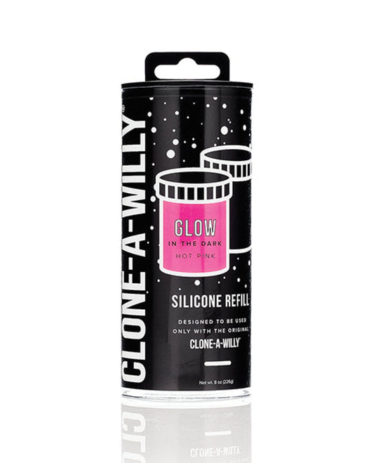 Doll Authority Dongs & Dildos Hot Pink Clone-a-willy Silicone Glow In The Dark Refill