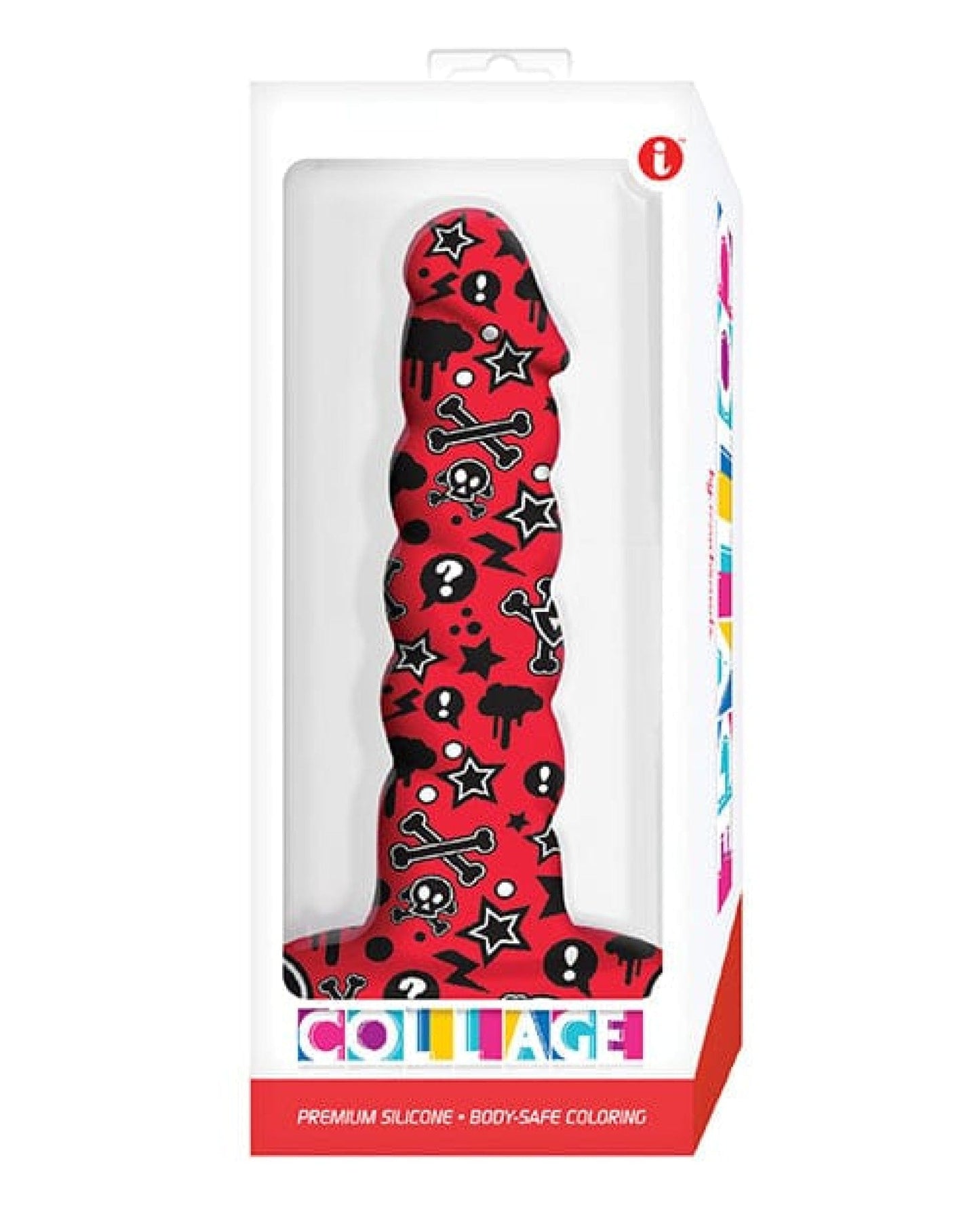 Doll Authority Dongs & Dildos Collage Goth Girl Twisted Silicone Dildo