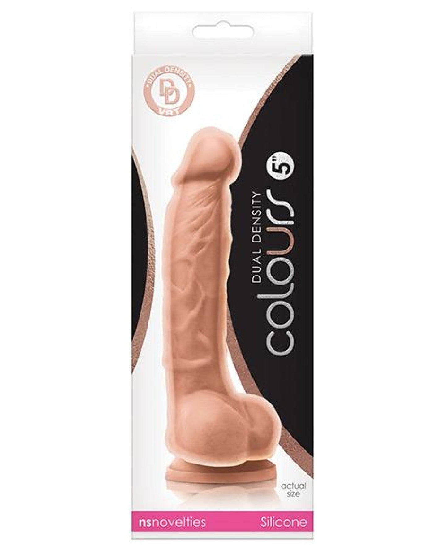 Doll Authority Dongs & Dildos White "Colours Dual Density 5"" Dildo"