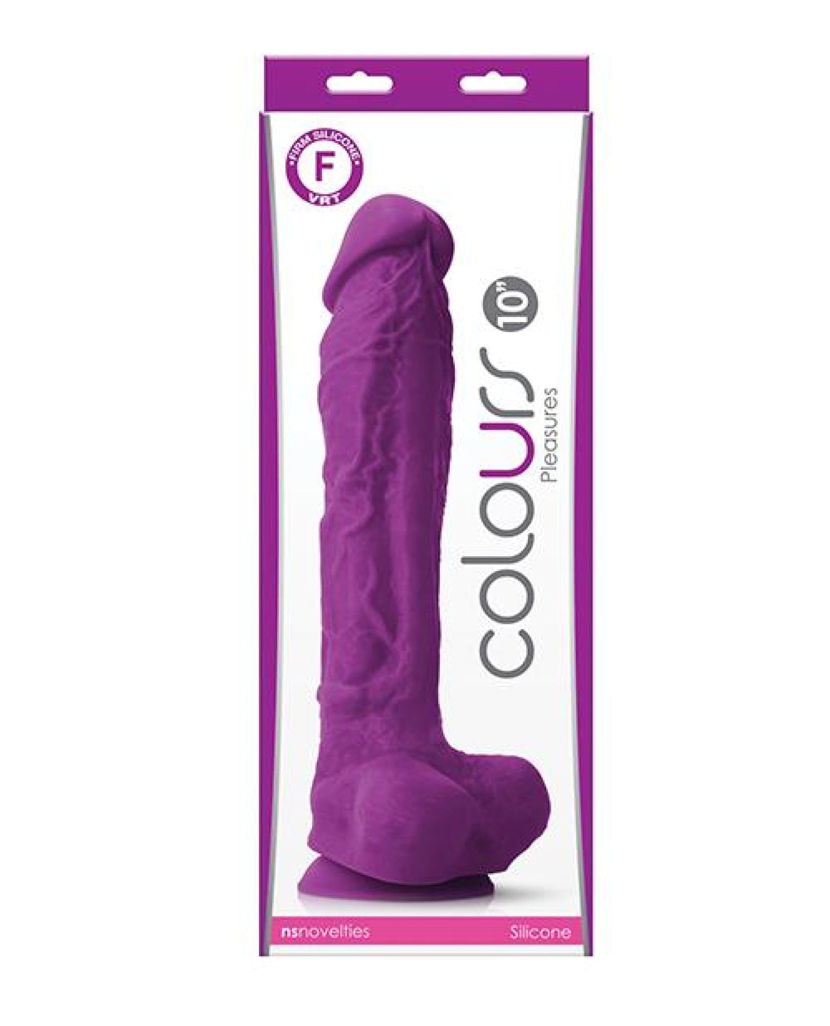 Doll Authority Dongs & Dildos Purple Colours Pleasures 10" Dildo