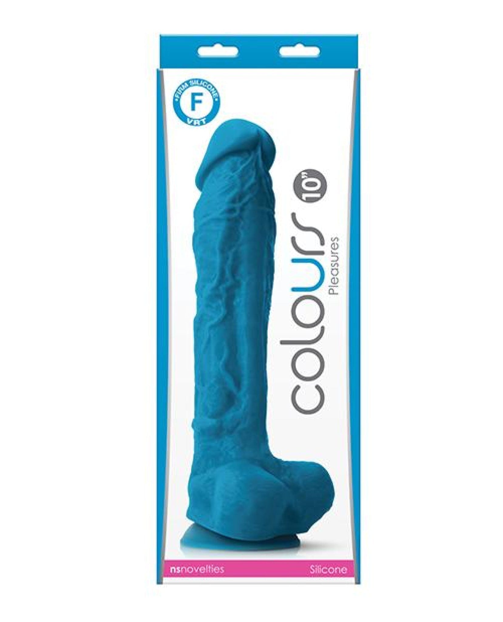 Doll Authority Dongs & Dildos Blue Colours Pleasures 10" Dildo
