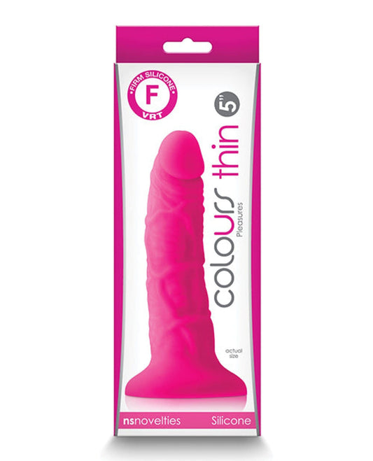 Doll Authority Dongs & Dildos Pink Colours Pleasures 5" Thin Dildo