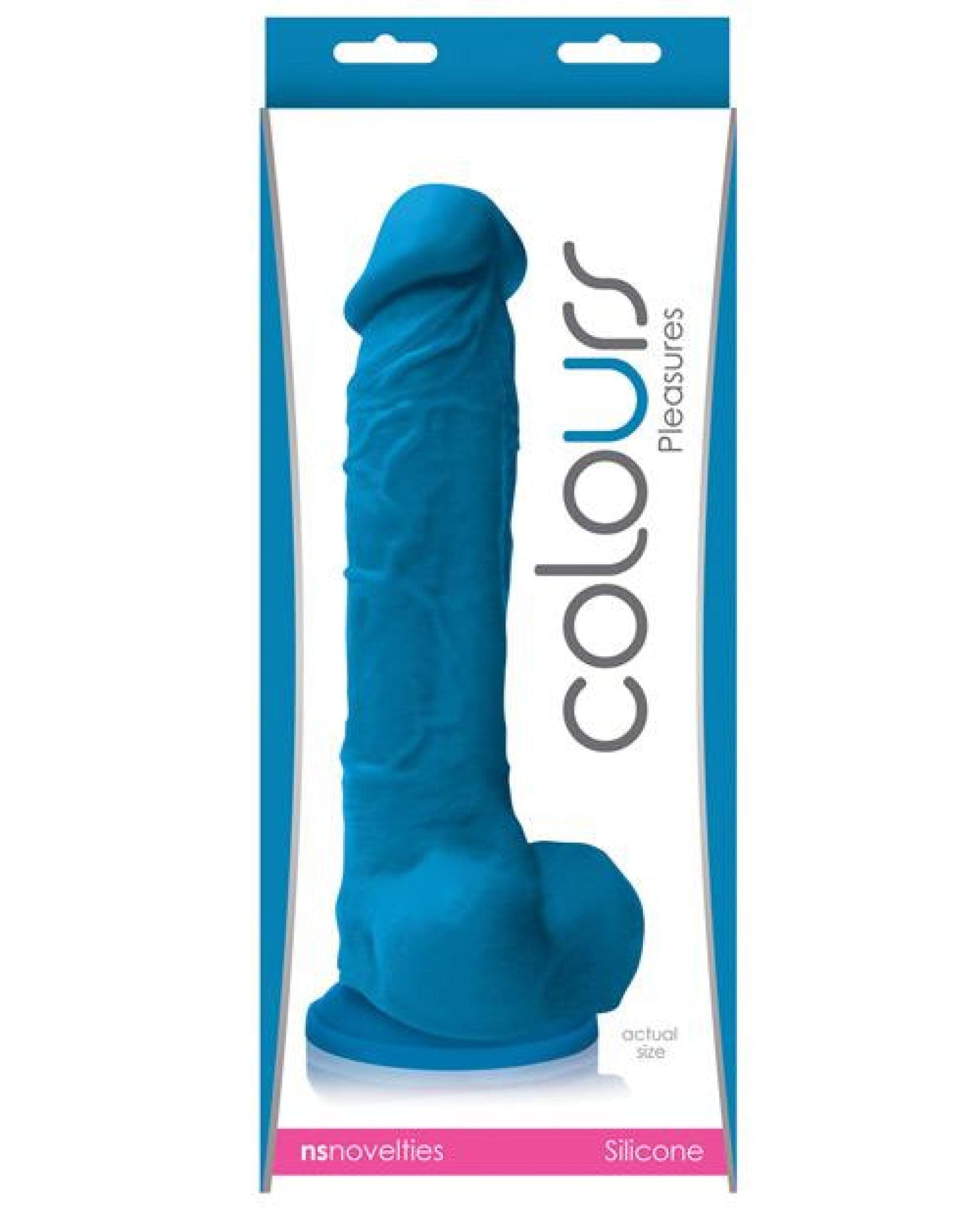 Doll Authority Dongs & Dildos Blue "Colours Pleasures 8"" Dildo W/suction Cup"