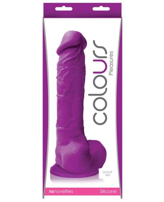 Doll Authority Dongs & Dildos Purple "Colours Pleasures 8"" Dildo W/suction Cup"