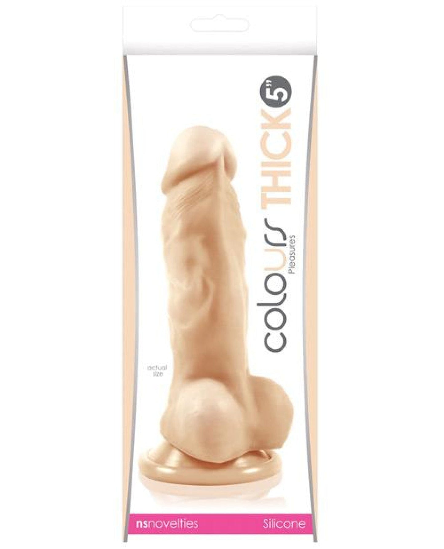 Doll Authority Dongs & Dildos White "Colours Pleasures Thick 5"" Dildo"