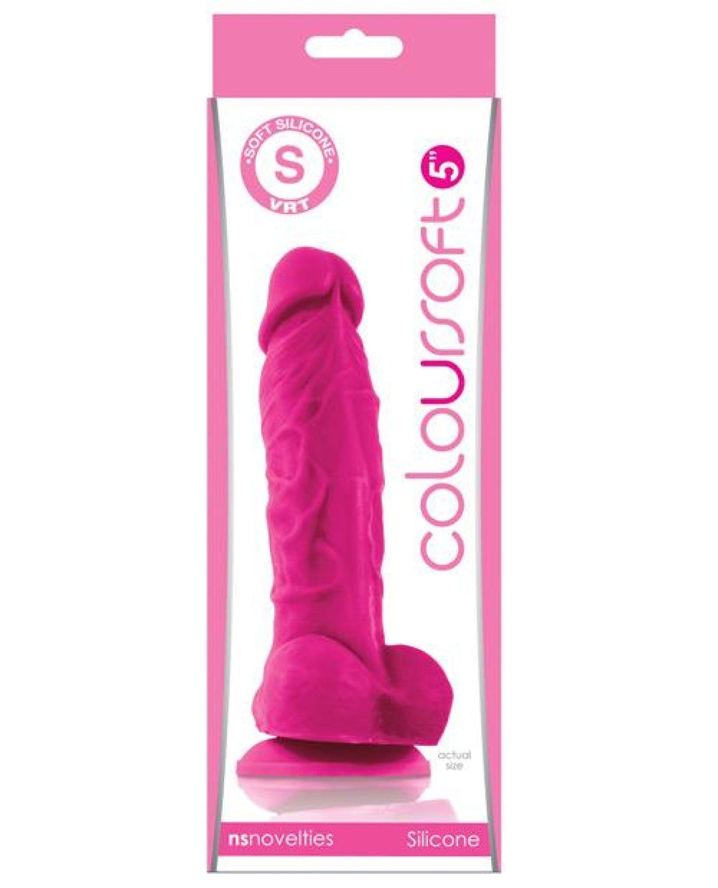 Doll Authority Dongs & Dildos Pink "Coloursoft 5"" Silicone Soft Dildo"
