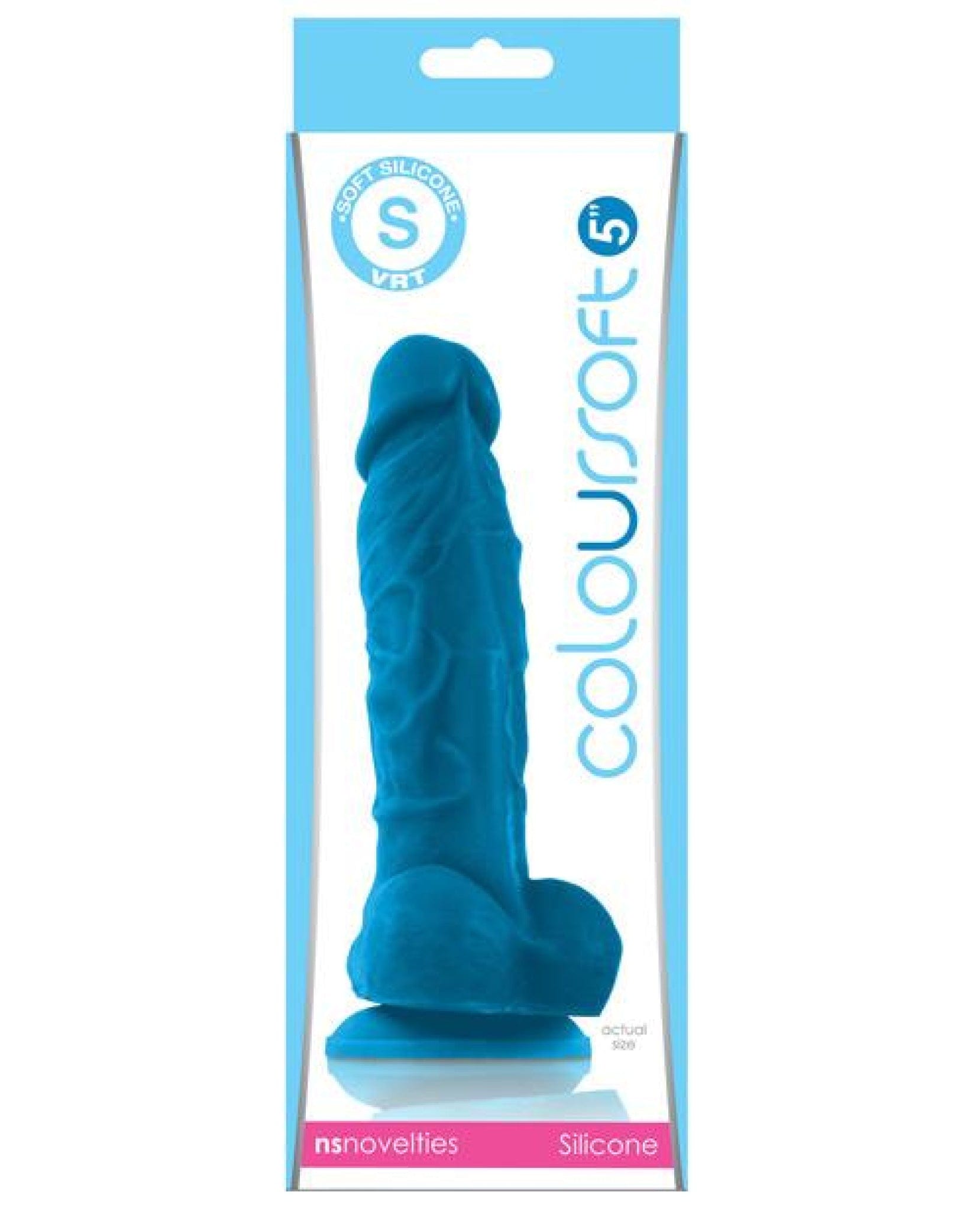 Doll Authority Dongs & Dildos Blue "Coloursoft 5"" Silicone Soft Dildo"