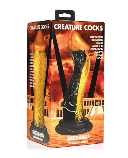 Doll Authority Dongs & Dildos Creature Cocks Golden Mamba Silicone Dildo