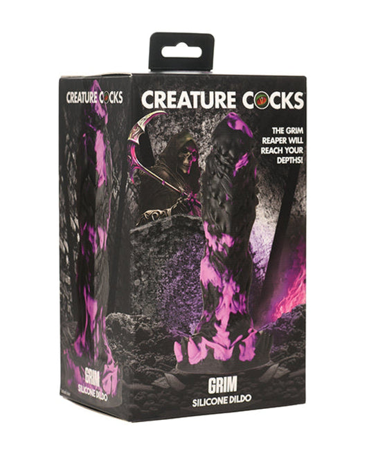Doll Authority Dongs & Dildos Creature Cocks Grim Silicone Dildo - Black/Purple