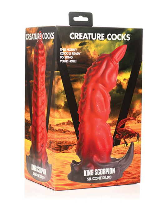 Doll Authority Dongs & Dildos Creature Cocks King Scorpion Silicone Dildo -  Red