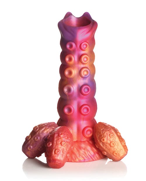 Doll Authority Dongs & Dildos Creature Cocks Nymphoid Ovipositor Silicone Dildo w/Eggs - Multi Color