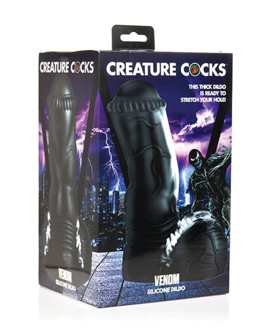 Doll Authority Dongs & Dildos Creature Cocks Venom Silicone Dildo - Black