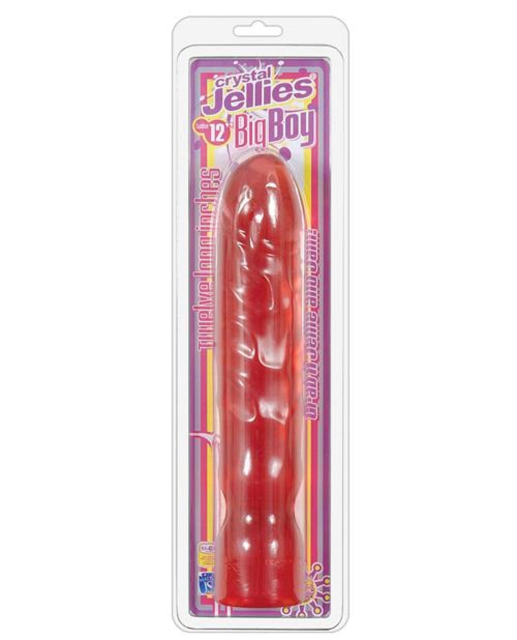 Doll Authority Dongs & Dildos Crystal Jellies 12" Big Boy Dong - Pink