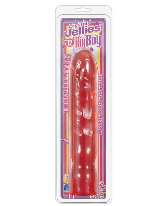 Doll Authority Dongs & Dildos Crystal Jellies 12" Big Boy Dong - Pink