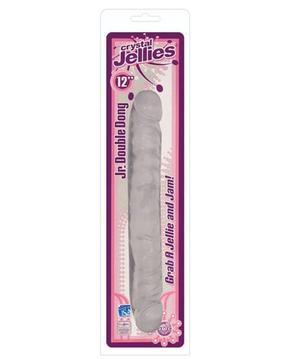 Doll Authority Dongs & Dildos Clear "Crystal Jellies 12"" Jr. Double Dong"