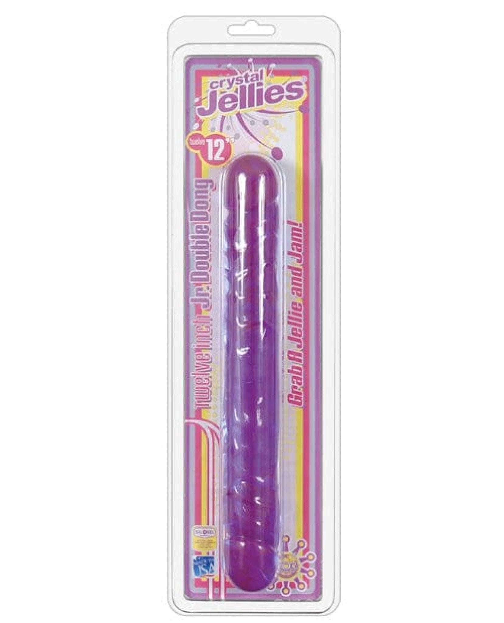 Doll Authority Dongs & Dildos Purple "Crystal Jellies 12"" Jr. Double Dong"