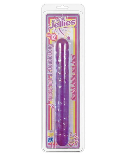 Doll Authority Dongs & Dildos Purple "Crystal Jellies 12"" Jr. Double Dong"