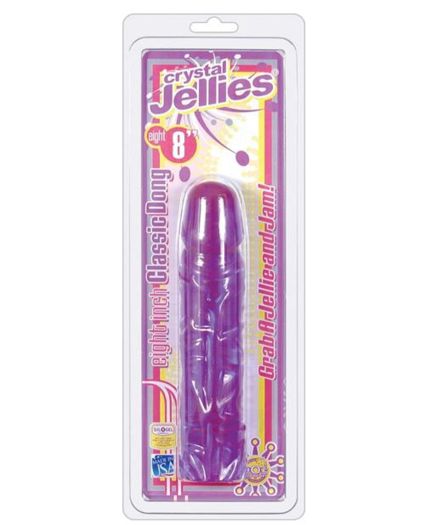 Doll Authority Dongs & Dildos Purple "Crystal Jellies 8"" Classic Dildo"
