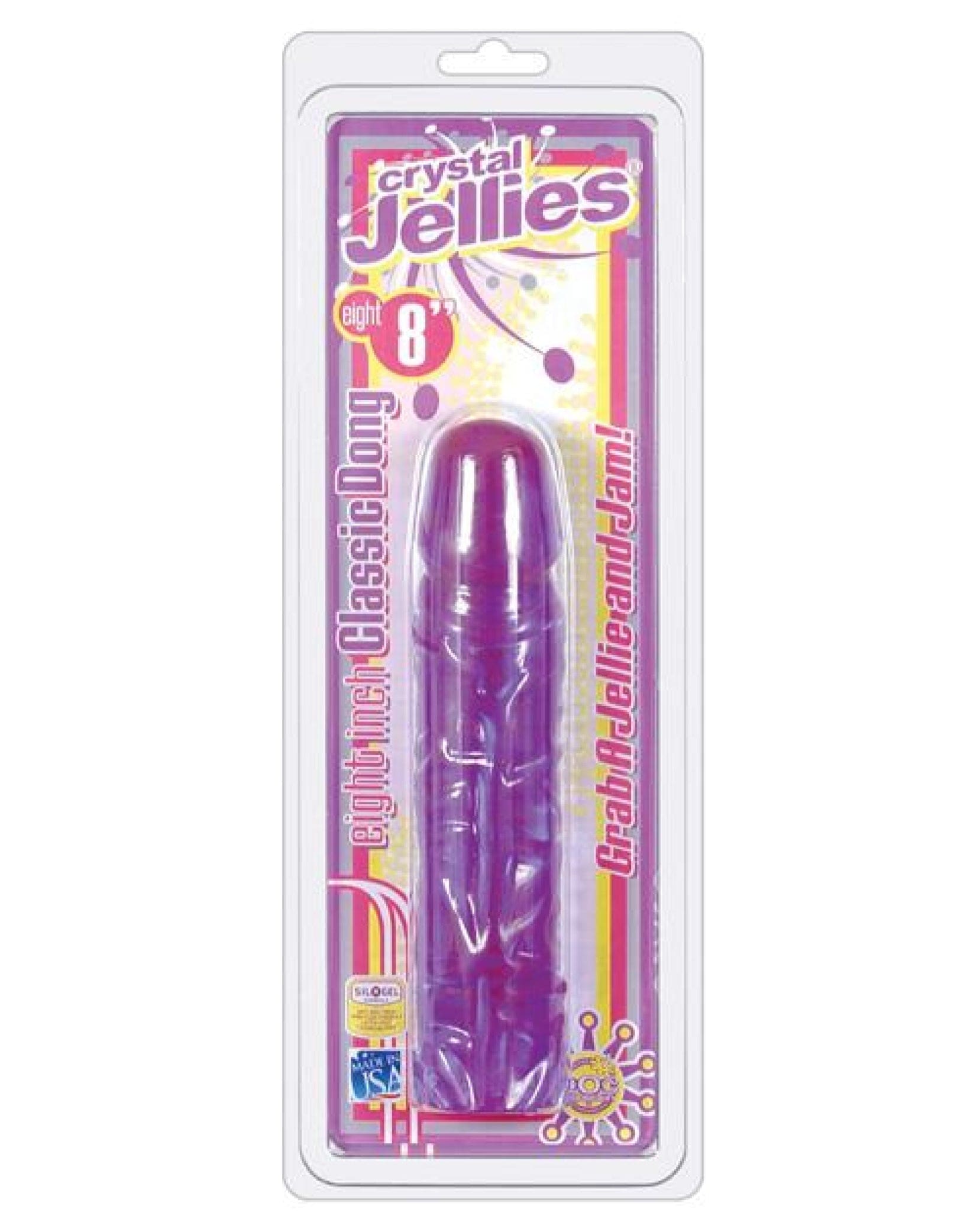 Doll Authority Dongs & Dildos Purple "Crystal Jellies 8"" Classic Dildo"