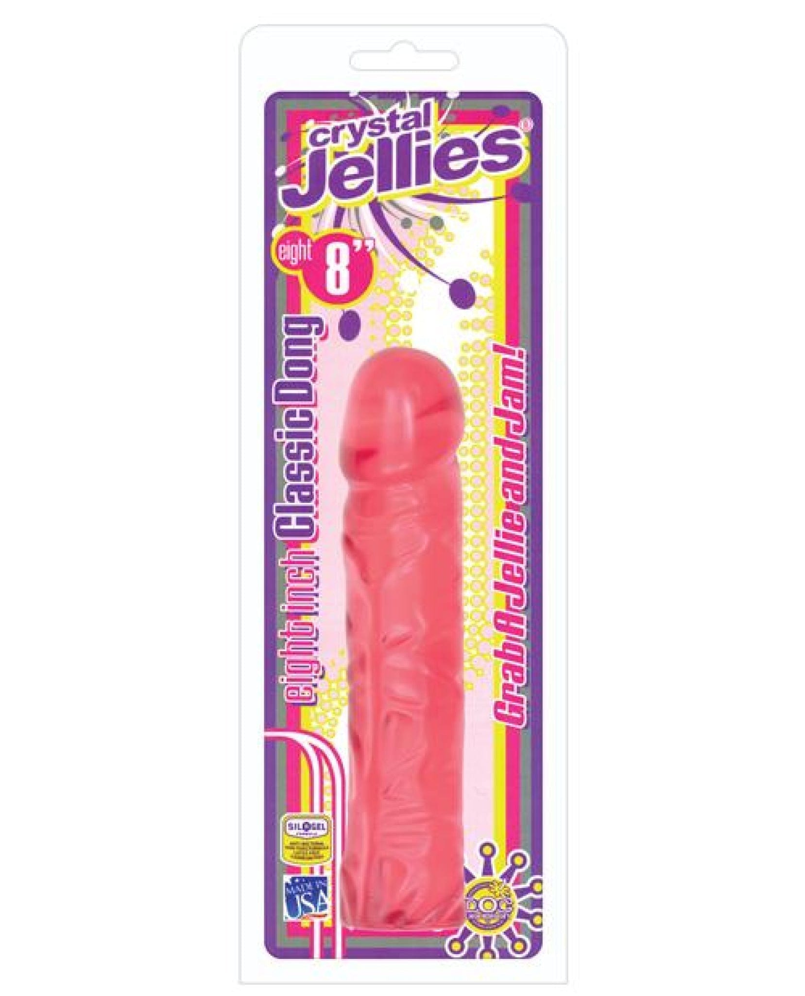Doll Authority Dongs & Dildos Pink "Crystal Jellies 8"" Classic Dildo"