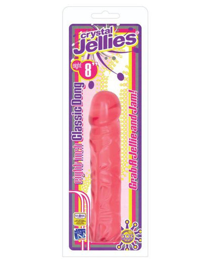 Doll Authority Dongs & Dildos Pink "Crystal Jellies 8"" Classic Dildo"