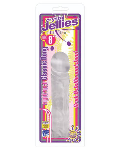 Doll Authority Dongs & Dildos Clear "Crystal Jellies 8"" Classic Dildo"