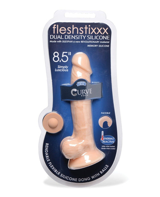 Doll Authority Dongs & Dildos Flesh Curve Novelties Fleshstixxx 8.5" Dong W/balls