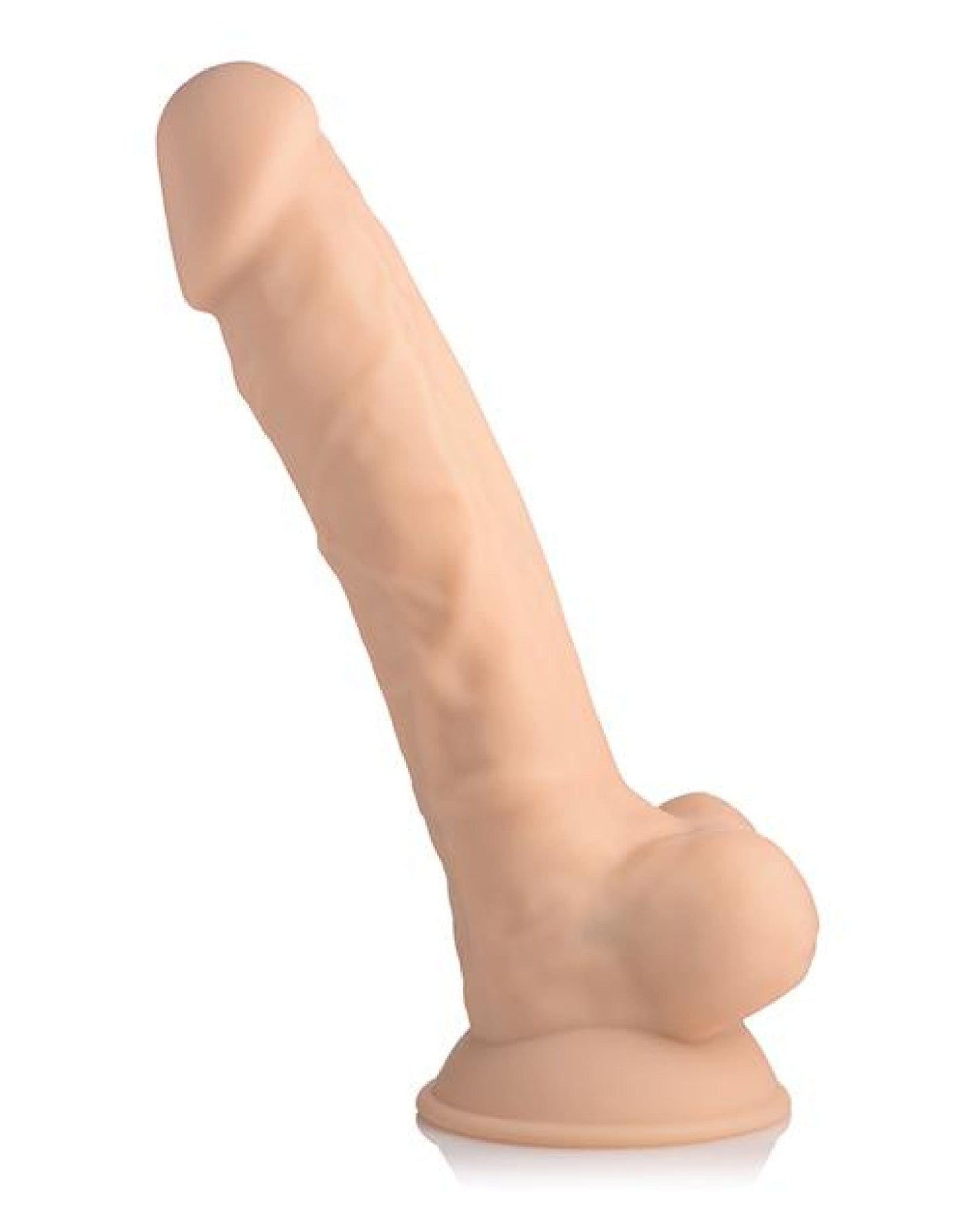 Doll Authority Dongs & Dildos Curve Novelties Fleshstixxx 8" Vibrating Silicone Dildo W/balls