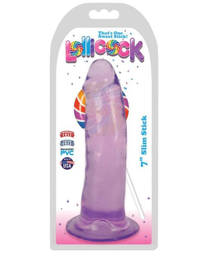 Doll Authority Dongs & Dildos Grape Ice / 7" Curve Novelties Lollicock Slim Stick