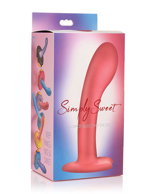 Doll Authority Dongs & Dildos Curve Toys Simply Sweet 7" G Spot Silicone Dildo - Pink