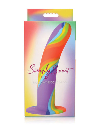 Doll Authority Dongs & Dildos Curve Toys Simply Sweet Rainbow Silicone Dildo